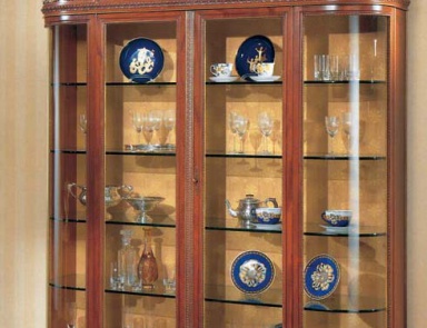 Showcase with glass facade, OAK