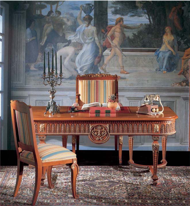 Set to a carved Cabinet, OAK