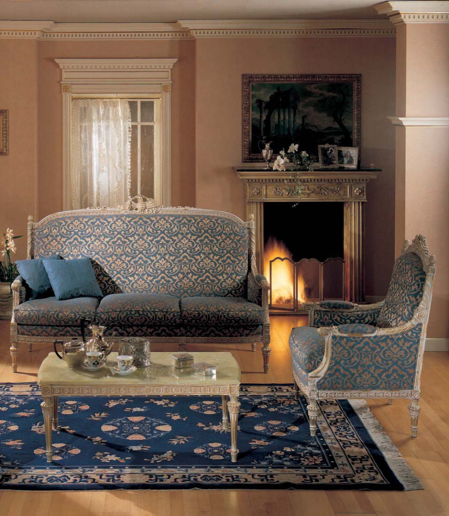 Sofa set of three pieces, OAK