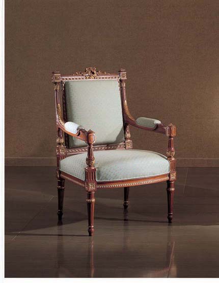 The carved chair, OAK