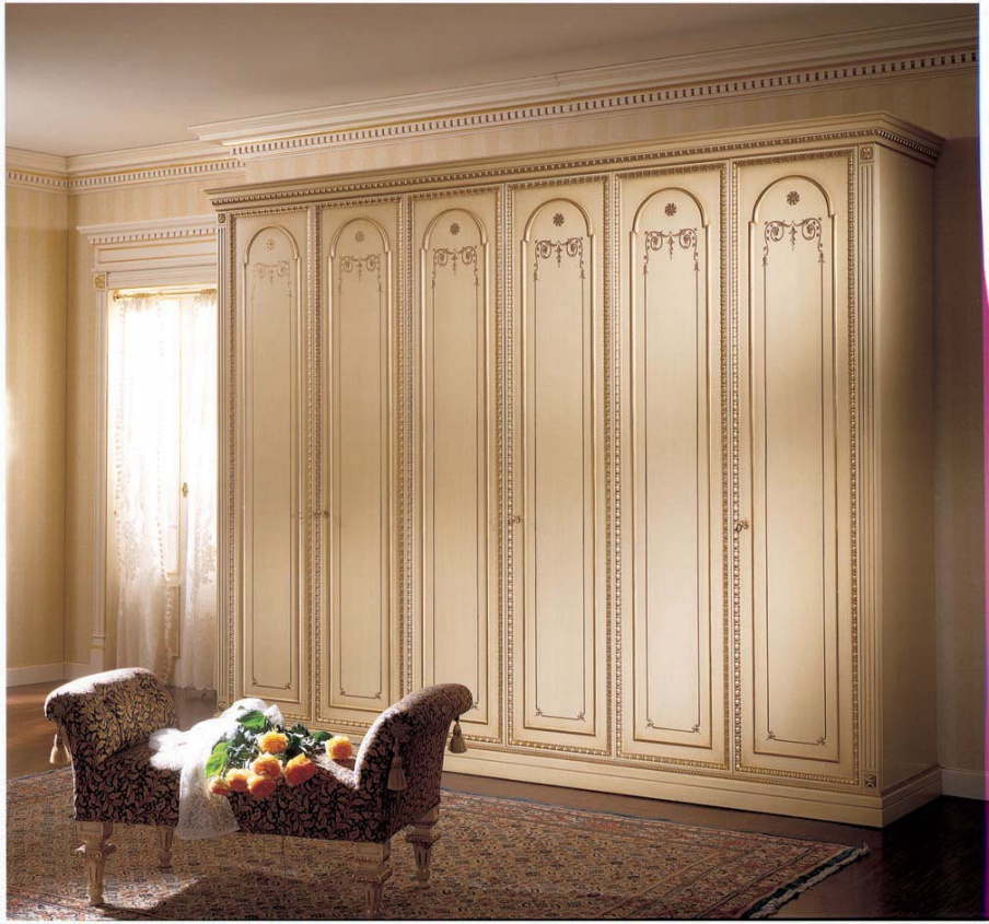 Wardrobe with double doors, OAK