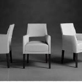 Chair with armrests
