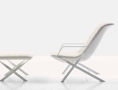 Armchair with Ottoman leg, Nube