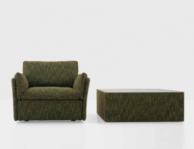 Armchair with Ottoman leg, Nube