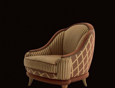 The semi-circular chair, OAK