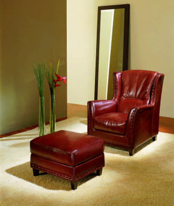 Armchair with Ottoman leg, Origgi Salotti