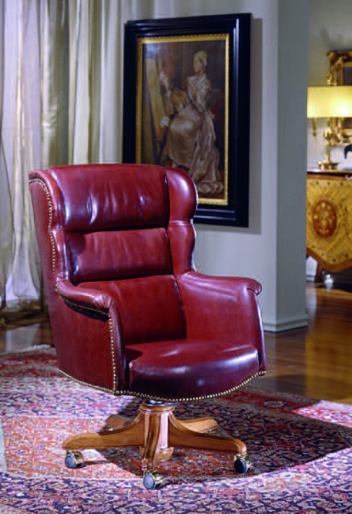 Desk chair on wheels, Origgi Salotti