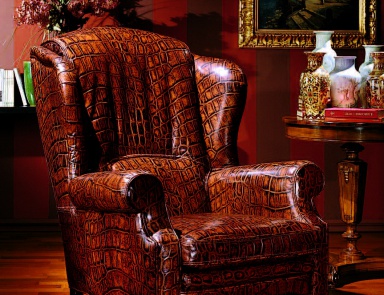 Chair with armrests, Origgi Salotti