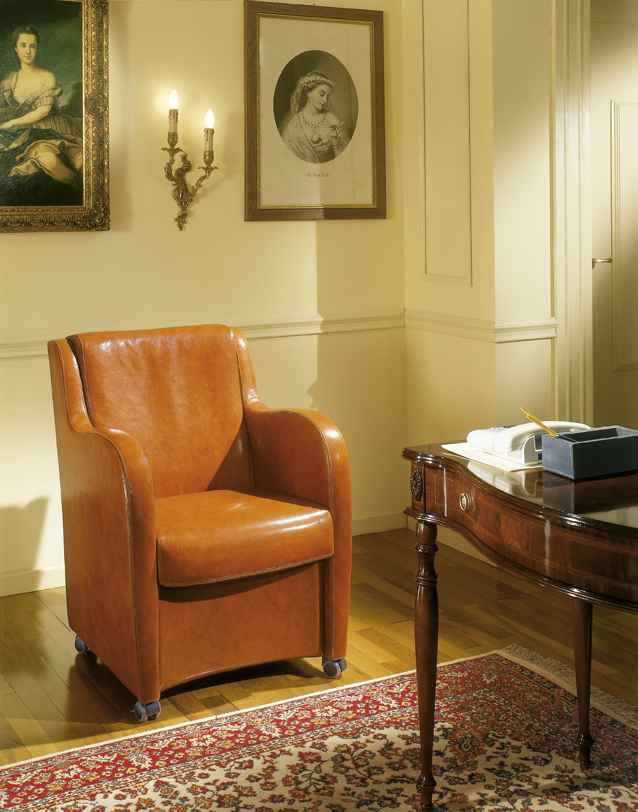 Chair with armrests, Origgi Salotti