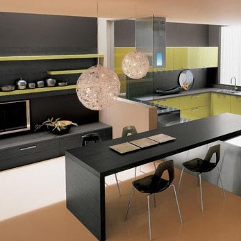 Kitchen (kitchen set) Dinamica london green
