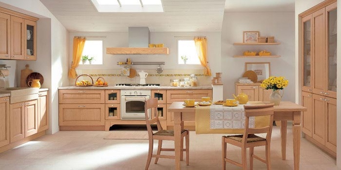 Kitchen (kitchen set) Arrital Cucine, 'epoca NATURAL ASH