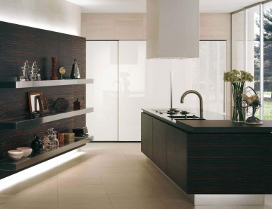 Kitchen (kitchen set) Salvarani, High teak