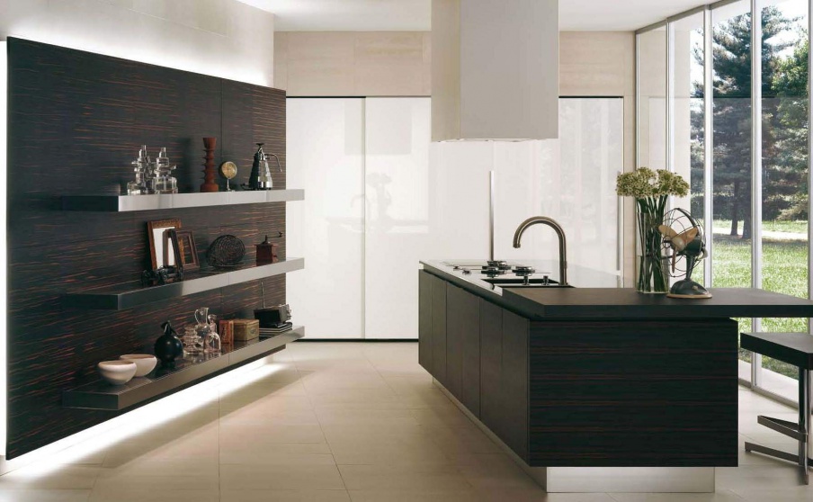 Kitchen (kitchen set) Salvarani, High teak