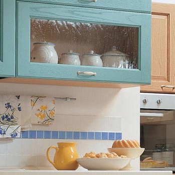 Kitchen (kitchen set) 'epoca NATURAL TURQUOISE AND ASH DECAPE