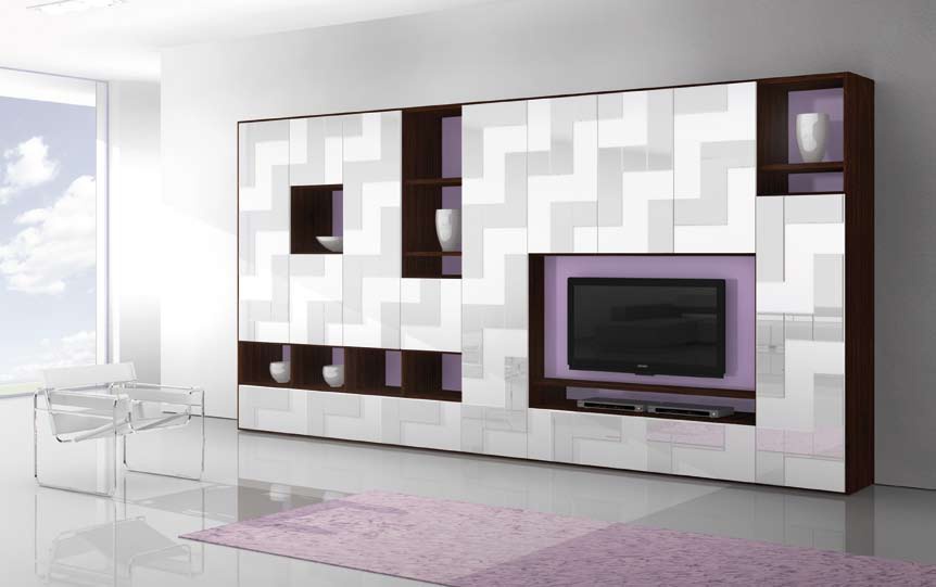 The wall of the living room, Pescarollo