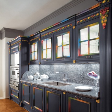 Kitchen furniture kitchen) Multicolor