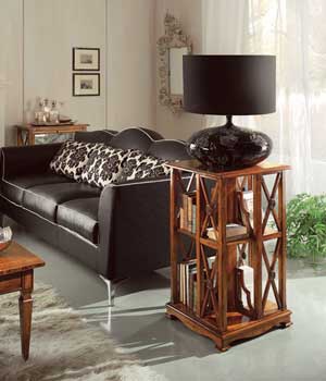 Bookcase with decorative grilles, Tosato