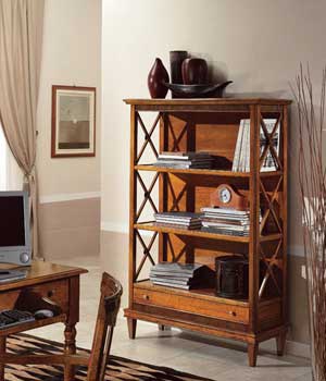 Bookcase with storage box, Tosato