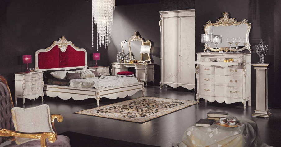 Bedroom (Suite bedroom) with Swarovski stones, Mirandola Export