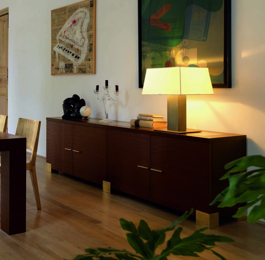 A chest of drawers with hinged doors, Roberti Rattan