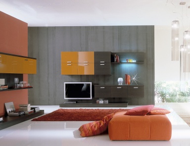 Modular system made of wood, Santarossa