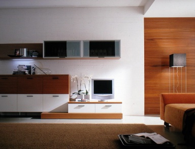 Modular system with metal legs, Santarossa