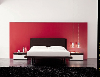 Double bed on high legs, Santarossa