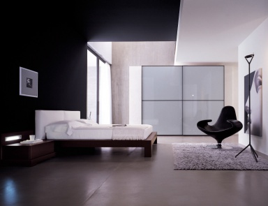 Set for bedroom decoration with white skin, Santarossa