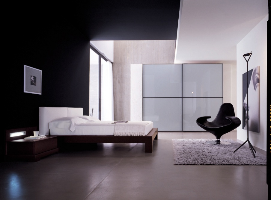 Set for bedroom decoration with white skin, Santarossa