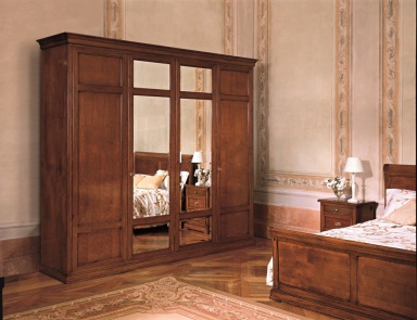 Wardrobe with hinged doors, Santarossa