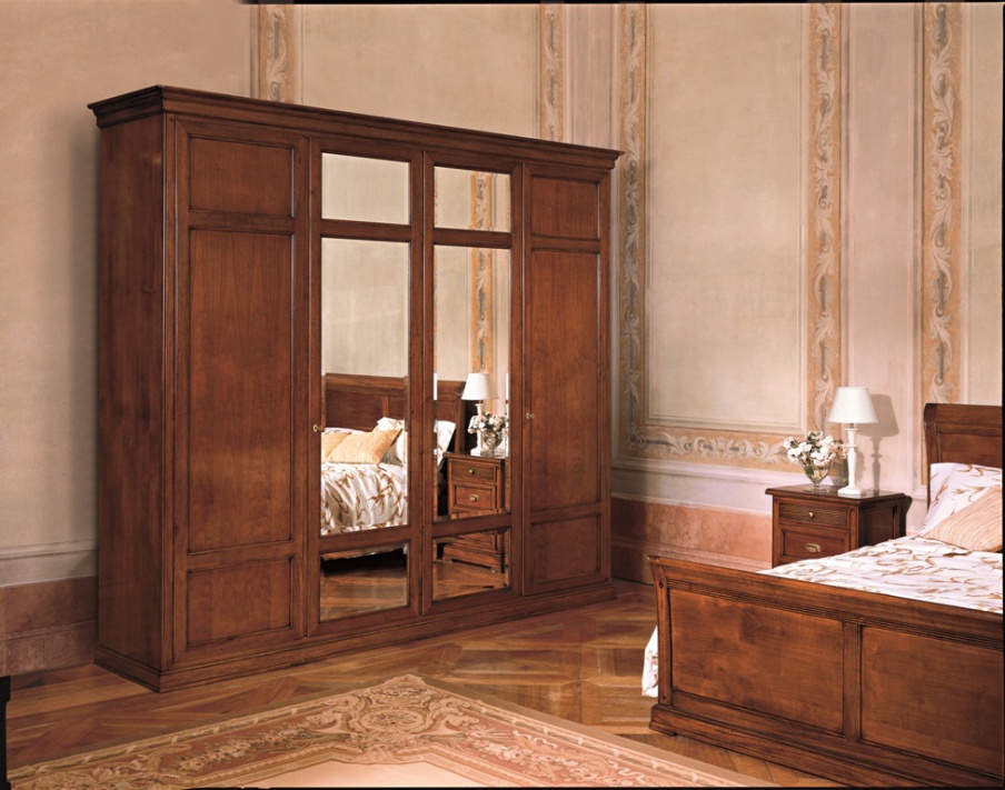 Wardrobe with hinged doors, Santarossa