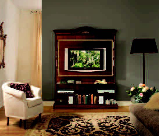 Modular system with open shelves, San michele