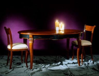 Chair on wooden frame Stella Del Mobile