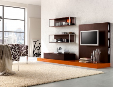 Modular system made of wood, Santa Lucia