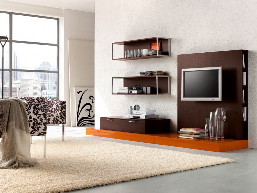 Modular system made of wood, Santa Lucia