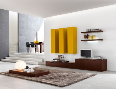 Modular system made of wood, Santa Lucia