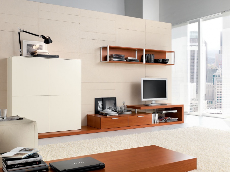 Modular system made of wood, Santa Lucia