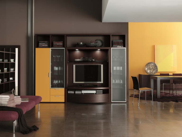 Modular system made of wood, Santa Lucia