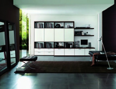 Modular system made of wood, Santa Lucia