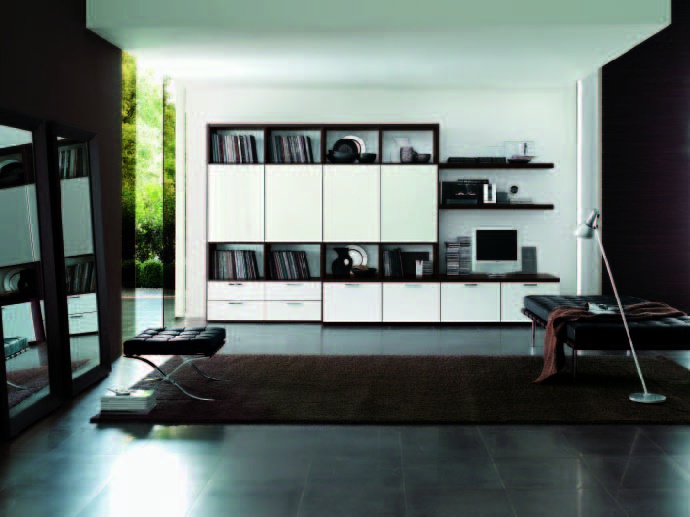 Modular system made of wood, Santa Lucia