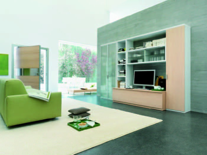 Modular system made of solid wood, Santa Lucia