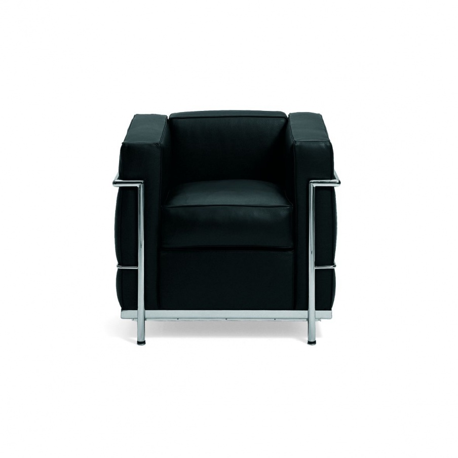 Chair in leather upholstery, Tekno
