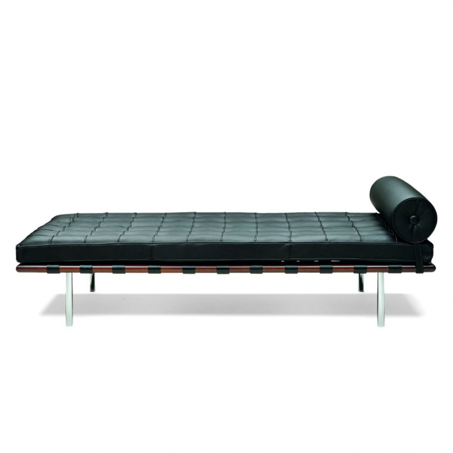 Daybed in leather upholstery, Tekno