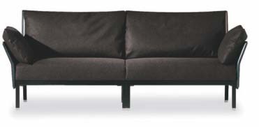 Double sofa bed on low legs, Tonon 