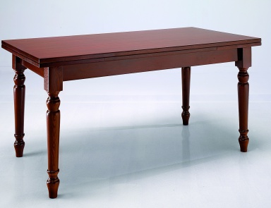 Dining table with extendable top, Torchetti 