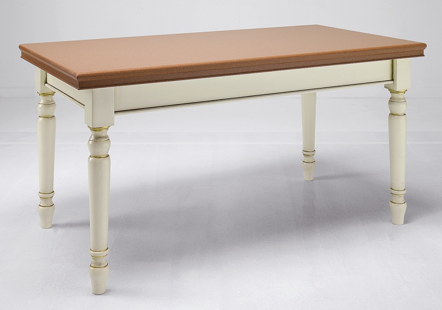 Dining table with rectangular top, Torchetti 