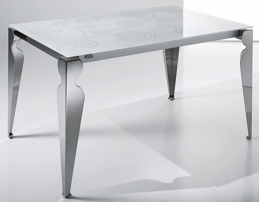 Dining table with extendable top, Torchetti
