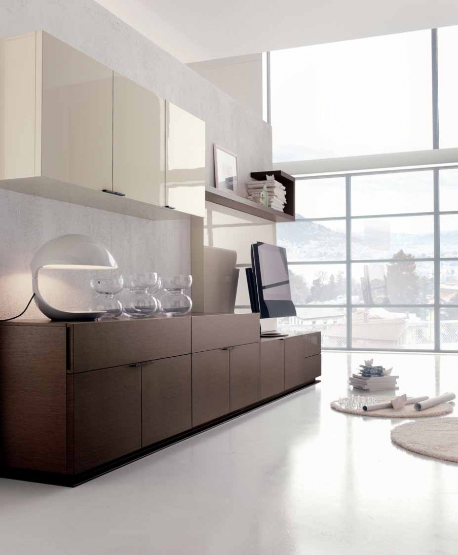 Modular system made of solid wood, Zanette