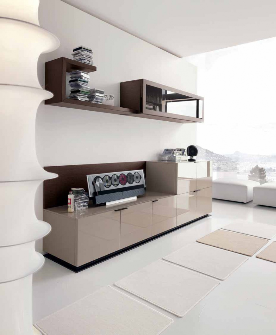 Modular system made of solid wood, Zanette