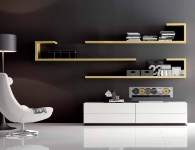 Modular system made of solid wood, Zanette